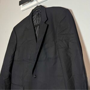 Brooks Brothers Saxxon 1818 Madison Black Blazer Sports Coat Size 43R Wool